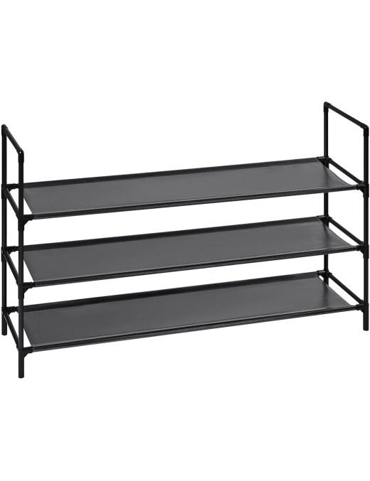 Zapatero de 2 Alturas Estrecho - Organizador de Zapatos y Botas para 8 Pares con Estantería Abierta 99,5x41x28 cm