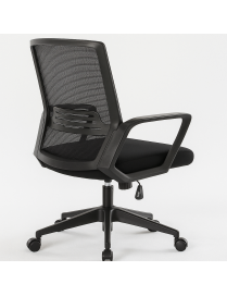 Silla de Oficina Ergonómica Giratoria con Soporte Lumbar Ajustable y Malla Transpirable - Altura Regulable