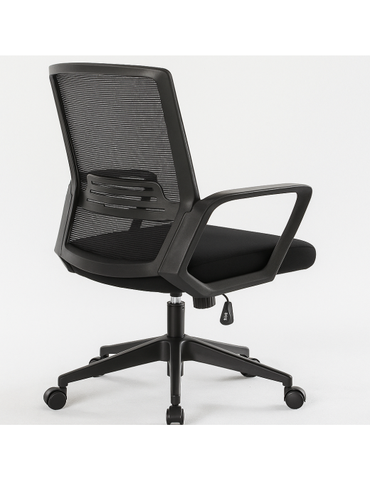 Silla de Oficina Ergonómica Giratoria con Soporte Lumbar Ajustable y Malla Transpirable - Altura Regulable