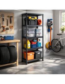 ESTANTERIA DE PLASTICO AM-PSR511-Black