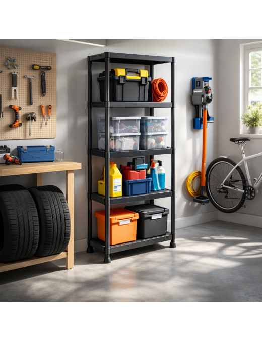 ESTANTERIA DE PLASTICO AM-PSR511-Black