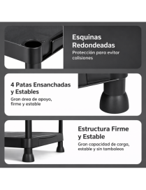 ESTANTERIA DE PLASTICO AM-PSR511-Black