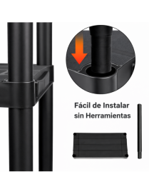 ESTANTERIA DE PLASTICO AM-PSR511-Black