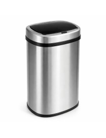 Cubo de Basura Automático T-LOVENDO con Sensor de Movimiento Acero Inoxidable - Apertura Sin Contacto para Cocina y Baño