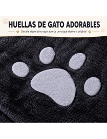 Árbol Rascador para Gatos de 3 Alturas con Refugio y Plataformas - Torre con Cuerda de Sisal y Juguetes