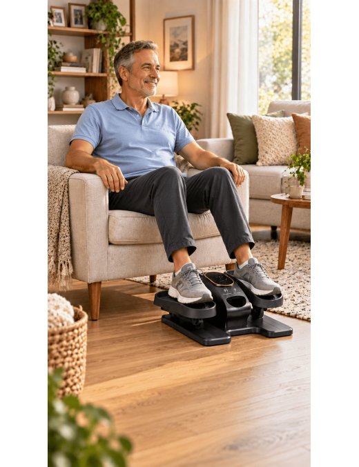 Pedaleador Elíptico T-Lovendo AM-EST03 con 15 Niveles y Modo Automático