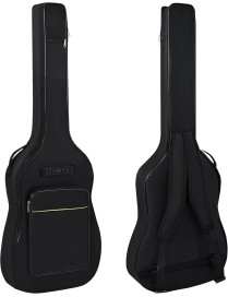 Funda para Guitarra T-Lovendo AM-GB01-Brown/Black Acolchada con Asas y Mochila