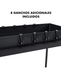 Pack 2 Estantes Organizadores T-Lovendo para Bajo Fregadero y Armario de Cocina con Ganchos