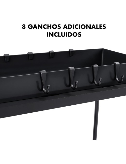 Pack 2 Estantes Organizadores T-Lovendo para Bajo Fregadero y Armario de Cocina con Ganchos
